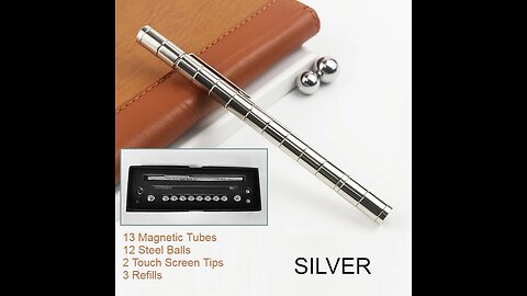 Multifunction Magnetic Metal Ballpoint Pen, Gift for Kids or Friends