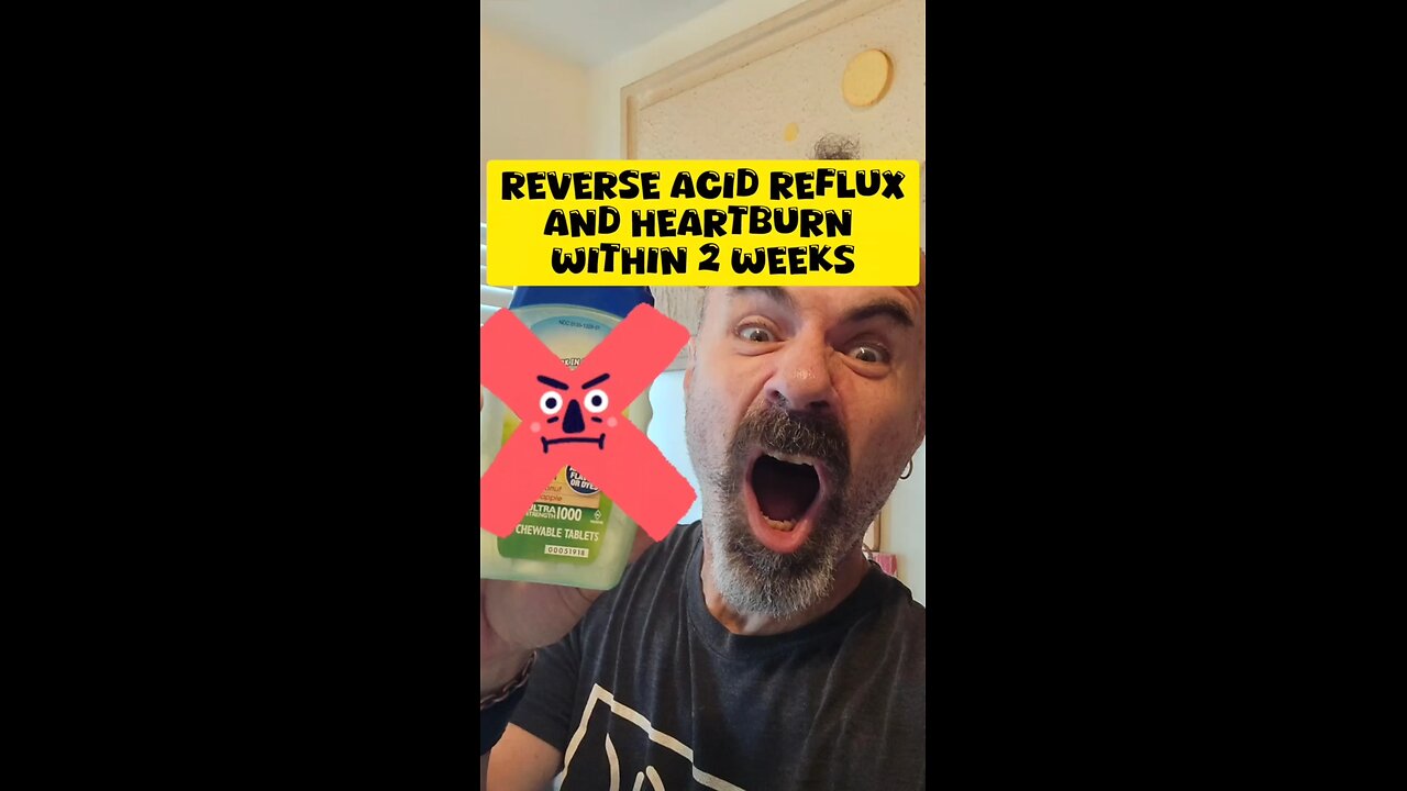 Reverse acid reflux and heartburn in 2 weeks #acidreflux