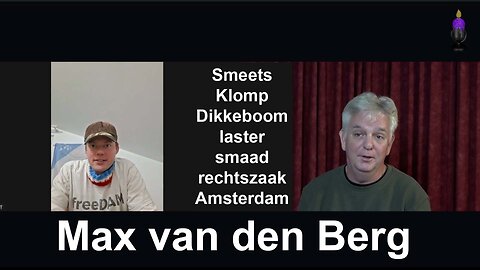 Max van den Berg - voorbespreken rechtszaak over laster en smaad