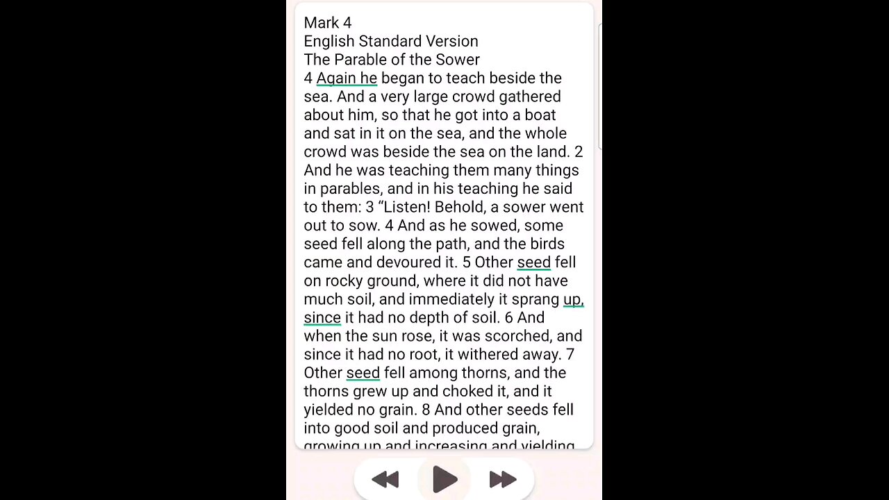 Mark Chapter 4 ESV