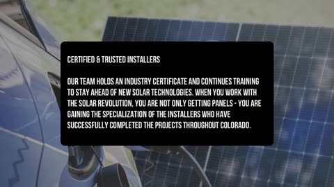Colorado Solar Panel Installers Experience You Can Rely On