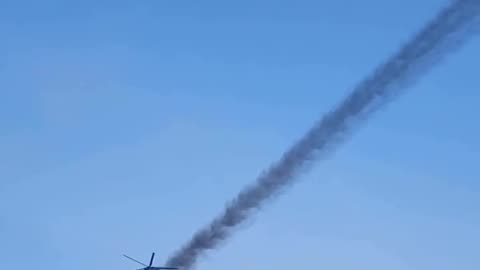 Ukrainian Attack Helicopters Providing Close Air Support for Troops On the Ground