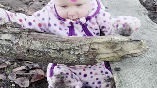 Baby Kayla Gets Stuck — Cute & Funny Moment