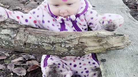 Baby Kayla Gets Stuck — Cute & Funny Moment