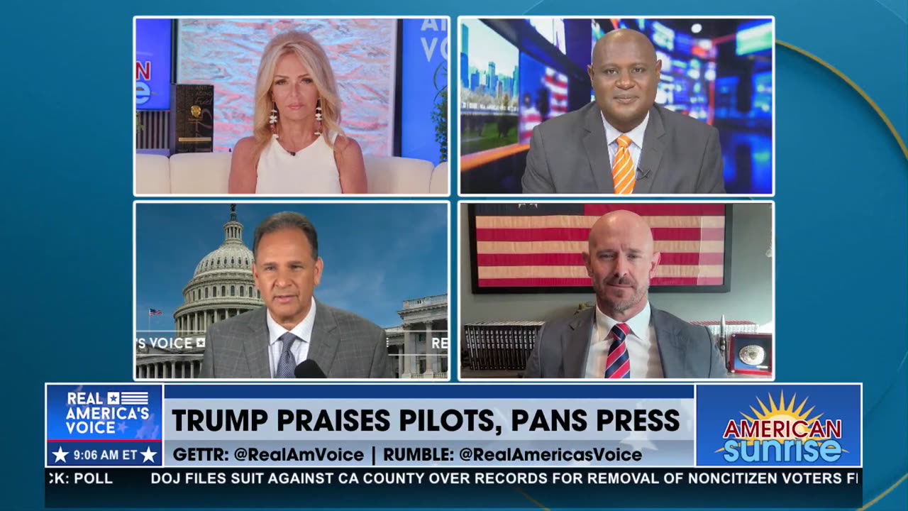 HEGSETH & TRUMP PRAISE PILOTS, SLAM PRESS