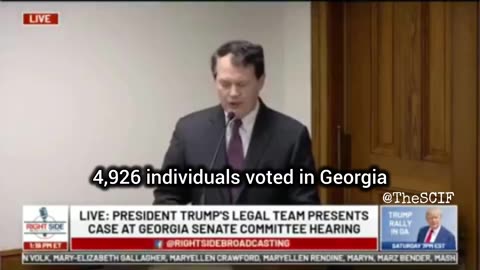 Over 100 affidavits from GA voters, election officials, experts, and engineers...