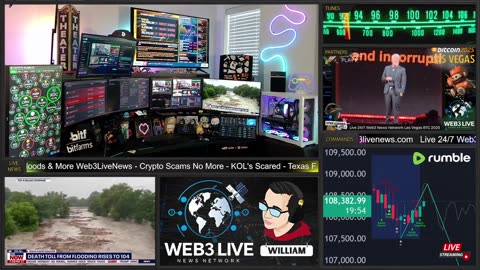 🔴 LIVE | July 7: Crypto Crash, Epstein Coverup, Texas Floods & Global Tensions | Web3LiveNews 🌐🚨📉