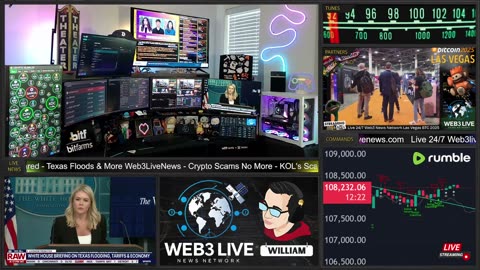 🔴 LIVE | July 7: Crypto Crash, Epstein Coverup, Texas Floods & Global Tensions | Web3LiveNews 🌐🚨📉
