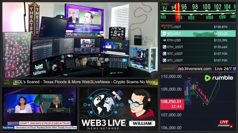 🔴 LIVE | July 7: Crypto Crash, Epstein Coverup, Texas Floods & Global Tensions | Web3LiveNews 🌐🚨📉