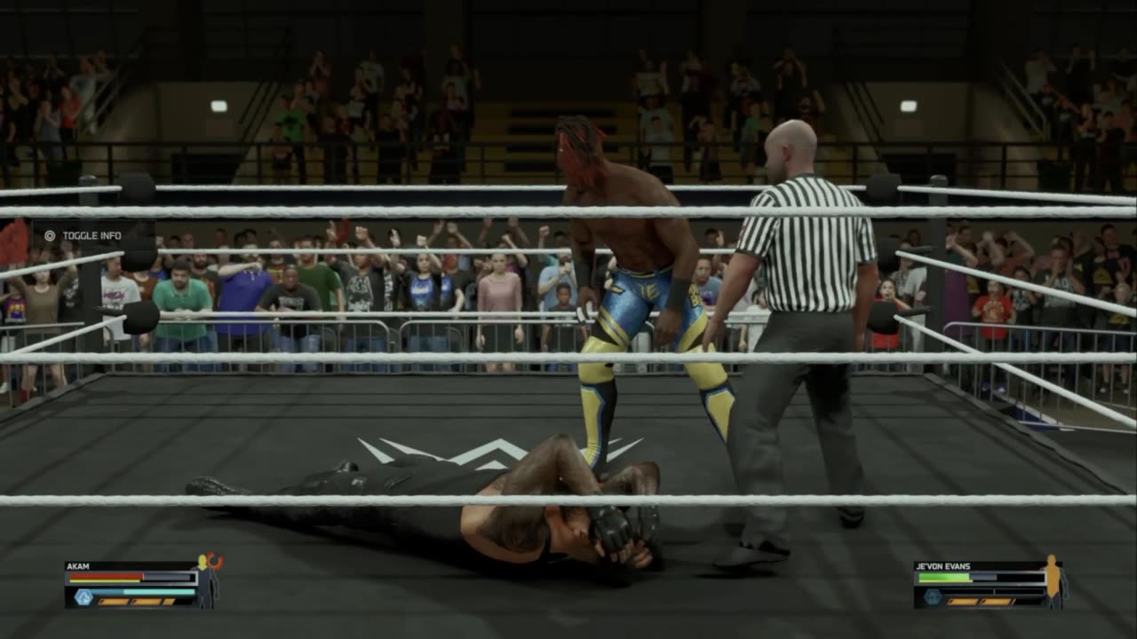WWE My GM 3 Akam VS Je Von Evans