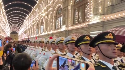 🇨🇳 Guardia china ensaya el desfile de la Victoria en la Gran Guerra Patria