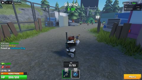 Roblox: Zombie Hunter Broken Highway Easy Gameplay