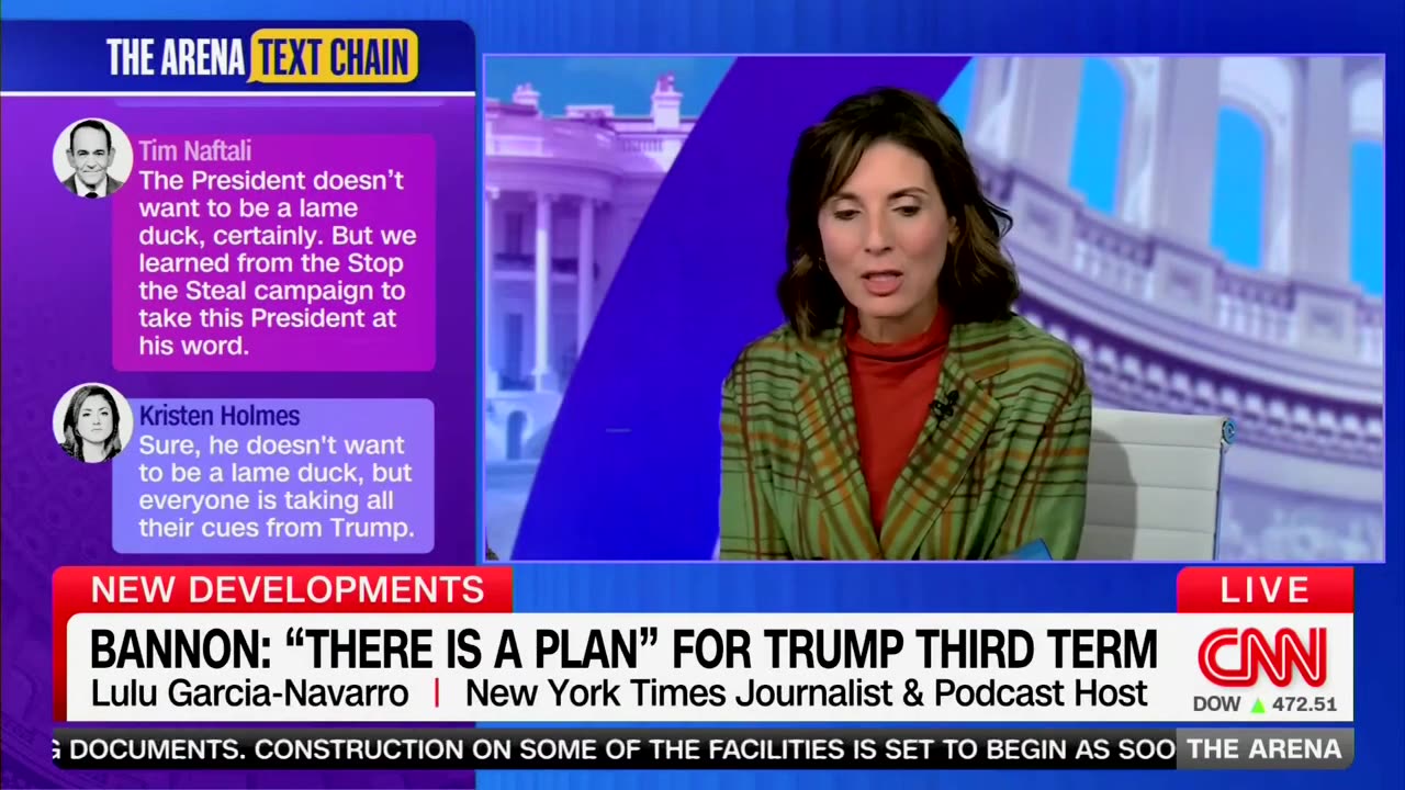 CNN Contributor Says Trump Third Term Talk Has Been ‘Incredibly Triggering’ For Democrats