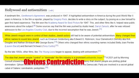 "Did Ya Know Hollywood Is Jewish?"