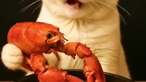 "Cats Eat Special Crab Recipe 🦀🐱 | Crab Soup & Funny Feast!"