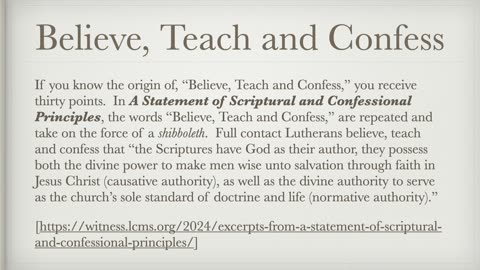 Full Contact Lutheranism 2