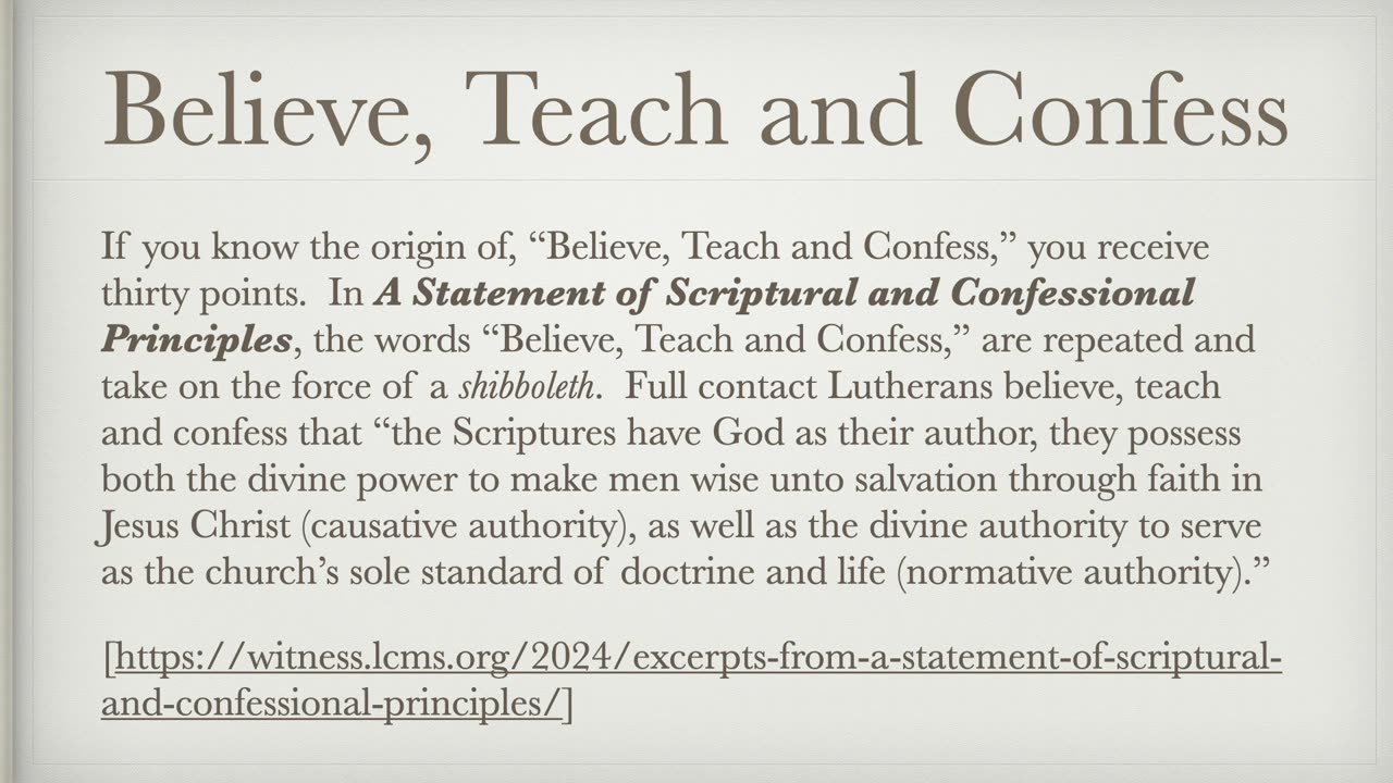 Full Contact Lutheranism 2