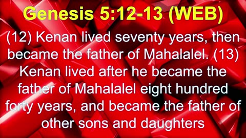 Bible Audio Genesis 5 World English Bible