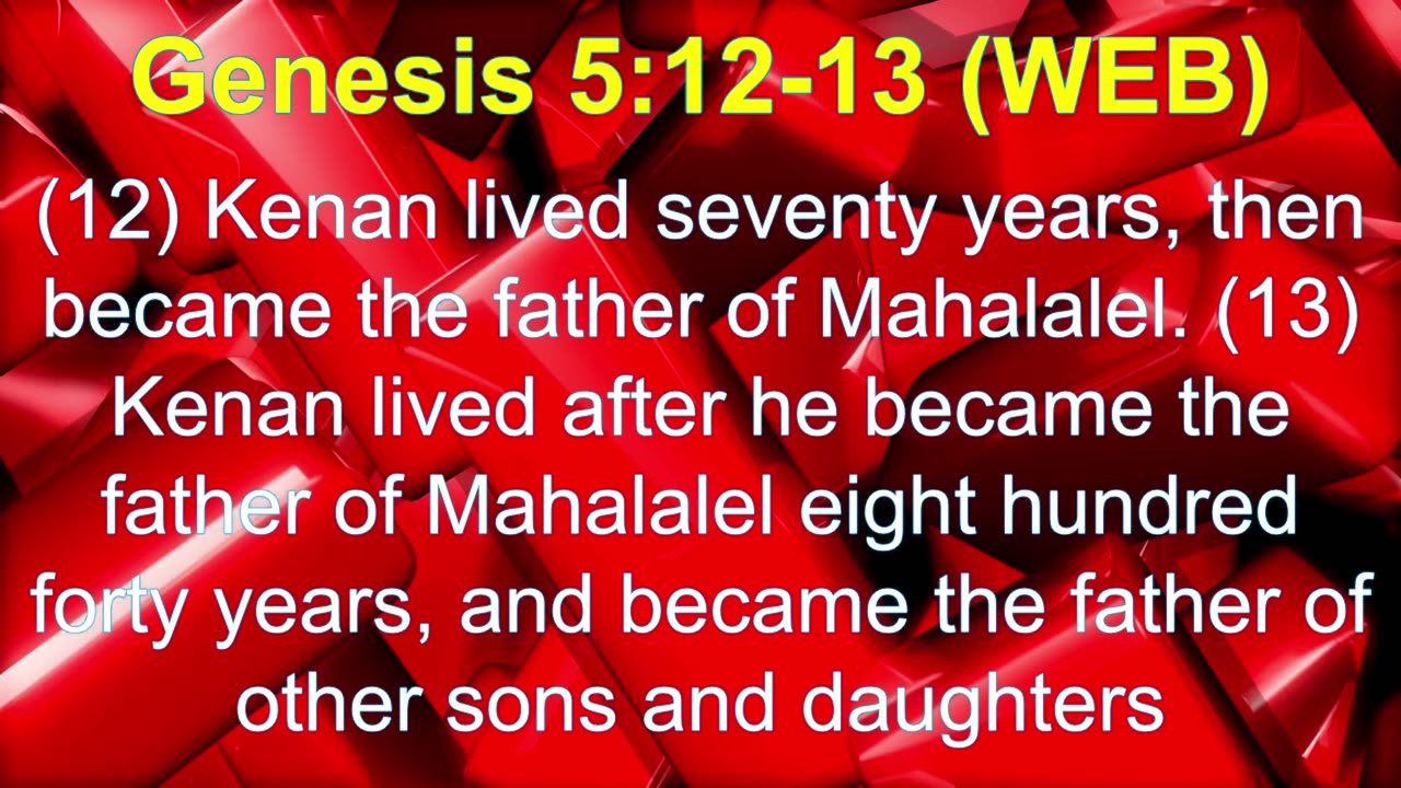 Bible Audio Genesis 5 World English Bible