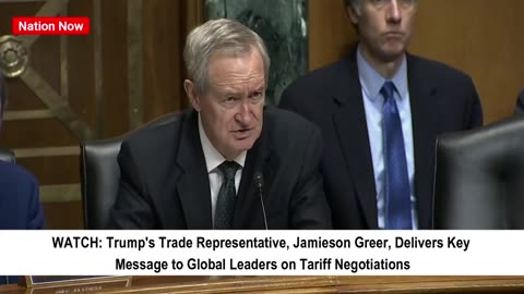 Jamieson Greer Shares Key Message on Tariff Negotiations