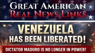 Venezuela Has Been Liberated! Narco Terrorist Maduro Behind Bars