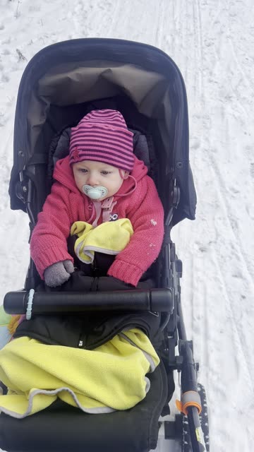 So Much Snow Outside ❄️… Still Doing the Daily Stroller Walk!
