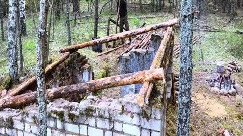 Pt2 | Building a secret underground shelter from an old abandoned bunker