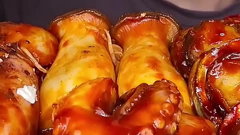 ASMR MUKBANG_ Spicy FLEX Seafood Boil Octopus_ Squid_ Abalone_ Shrimp Recipe Cooking_Eating Mukbang