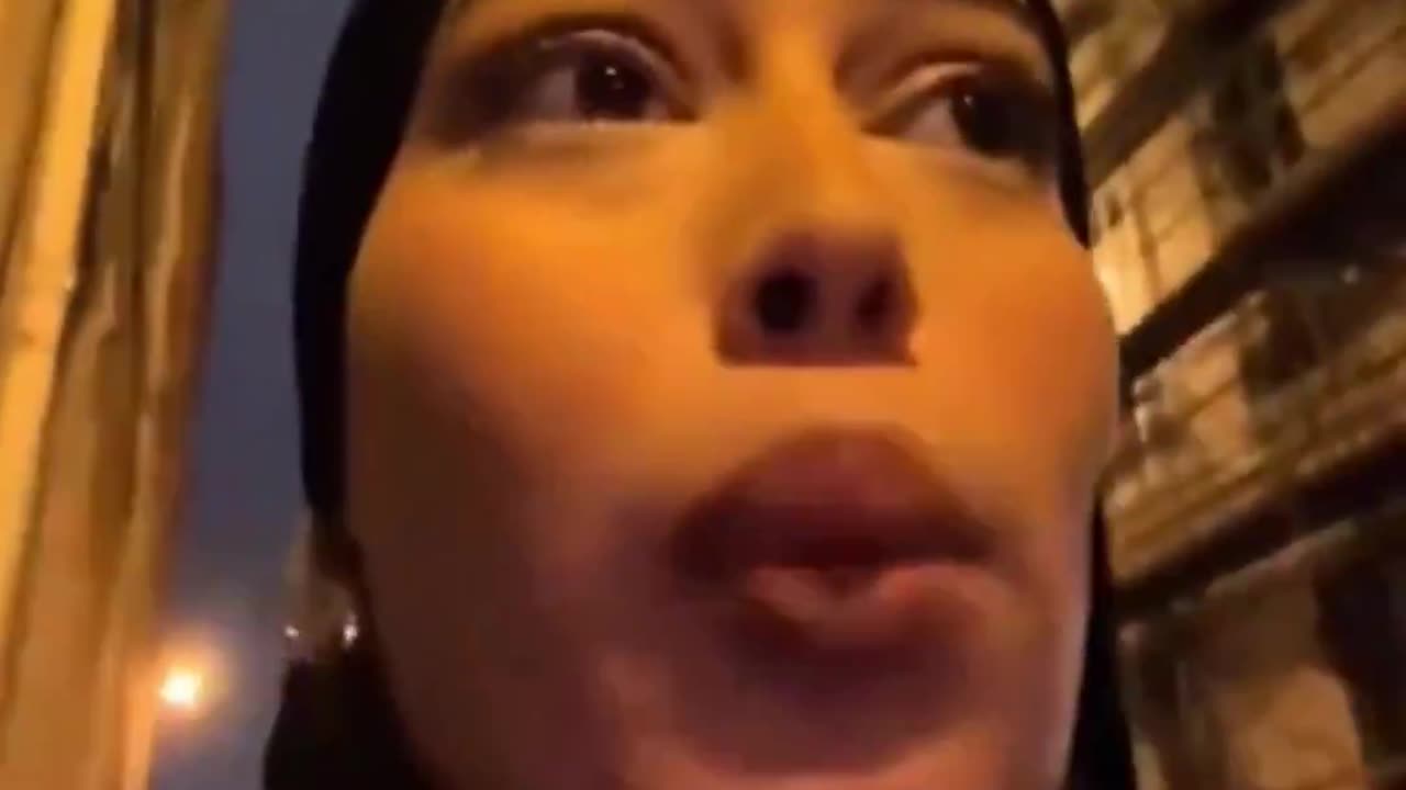 Muslim woman plays the victim card and cries racismssss ... but wont go back to her country