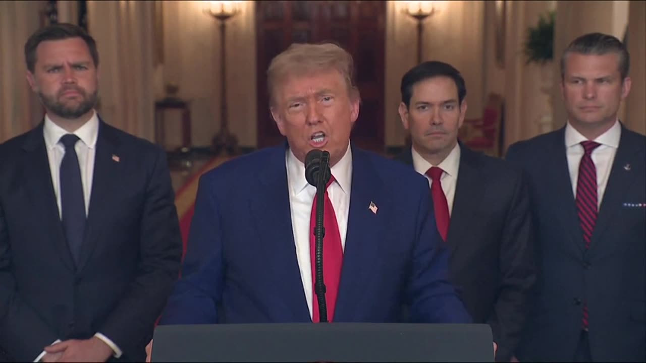 IRAN NUCLEAR SITES BOMBED - DJT