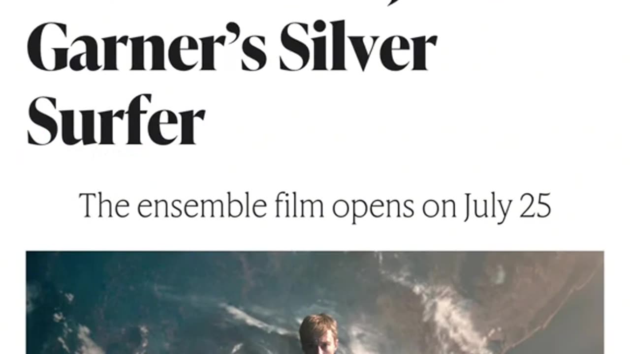 ‘Fantastic Four: First Steps’: CinemaCon First Look at Julia Garner’s Silver Surfer!