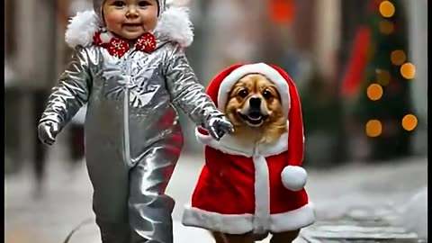 Xmas Baby Fashion show