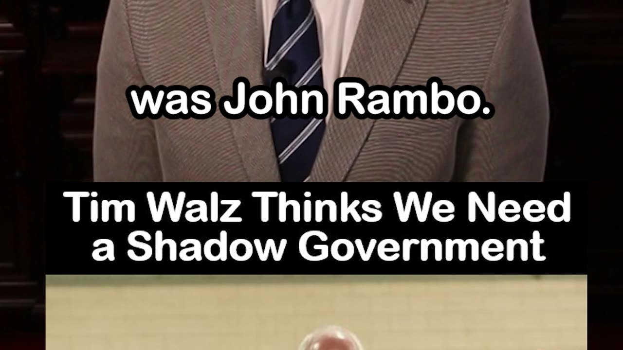 Tim Walz Calls for a Shadow Government