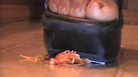 Spaghetti Crushed Under Platform Sandals