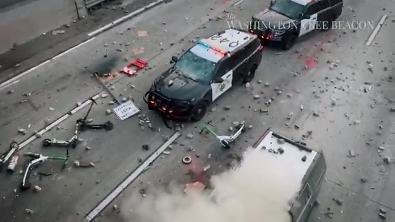Media tells you the protests are peaceful, ignore what your eyes see