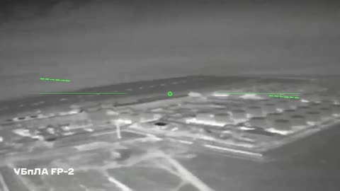 Ukrainian Long-Range Attack Drone Slams into Oil Depot in Occupied Crimea