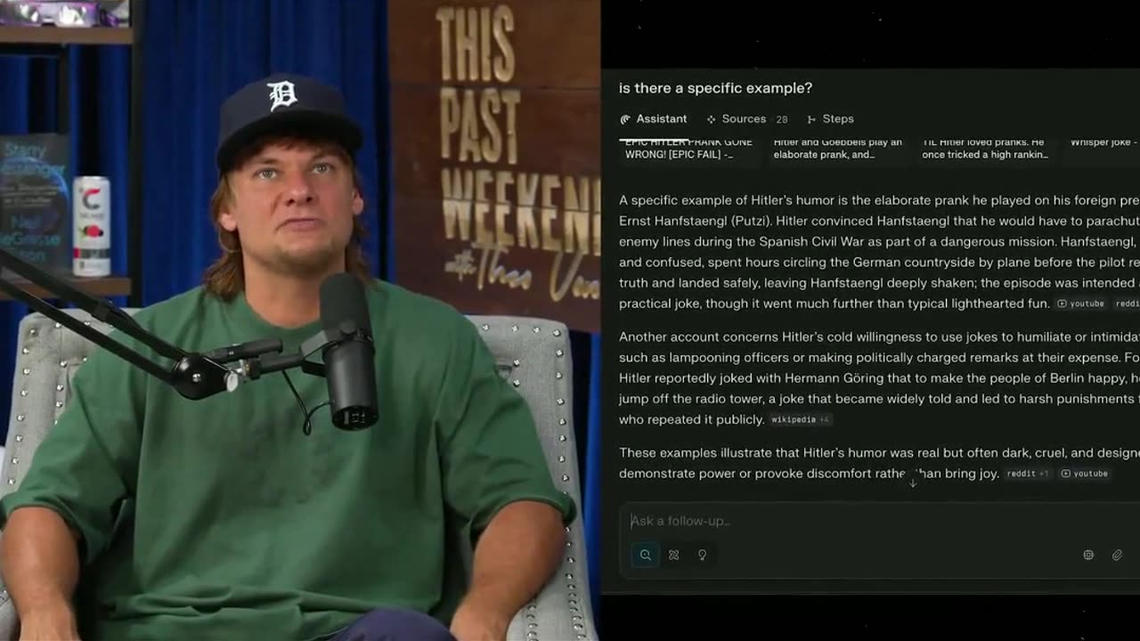 Hitler's Dark Humor Exposed - Chris Distefano Theo Von