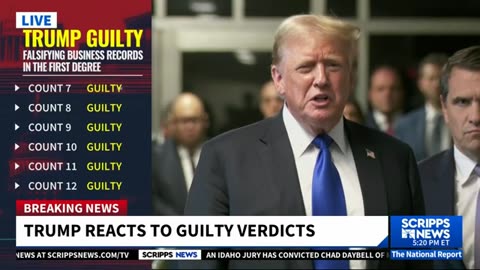 Trump sounds off after being found guilty in hush money criminal trial