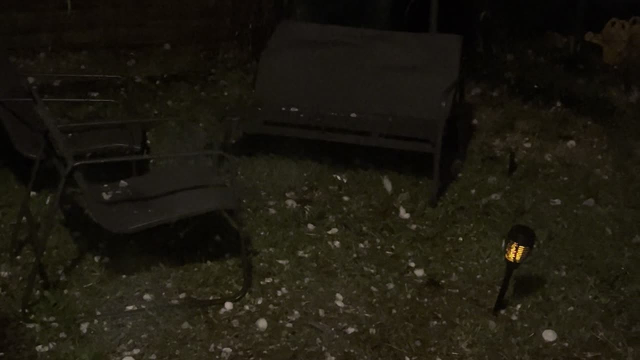 Massive Hailstones Fall in Chateauroux in 2022 Storm