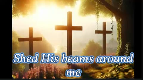 Near the cross