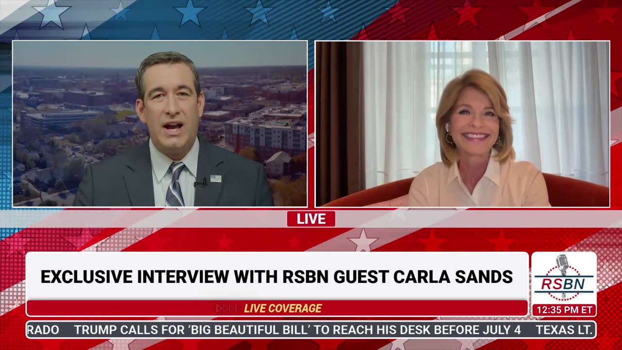 WATCH: RSBN Interviews former U.S. Ambassador to Denmark, Carla Sands - 6/5/25