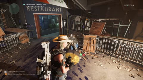 Solo 1st Half LEGENDARY District Union Arena / Double LMG Blindfire Build Version 2 with Frenzy #WZ