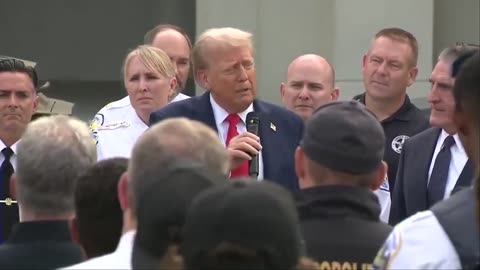 🚨🔥Trump addresses law enforcement and the National Guard who are Making D.C. SAFE Again!