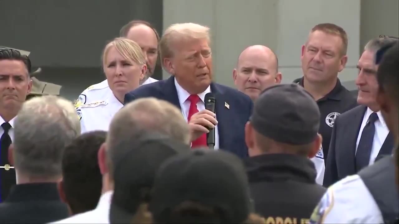 🚨🔥Trump addresses law enforcement and the National Guard who are Making D.C. SAFE Again!