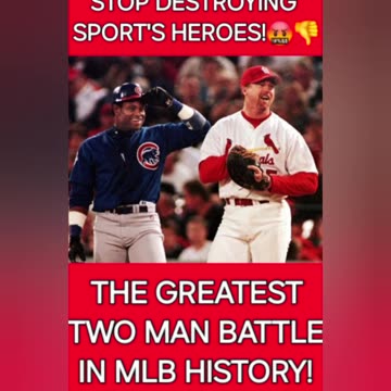 SAMMY SOSA vs MARK McGWIRE 1998💪🇺🇲