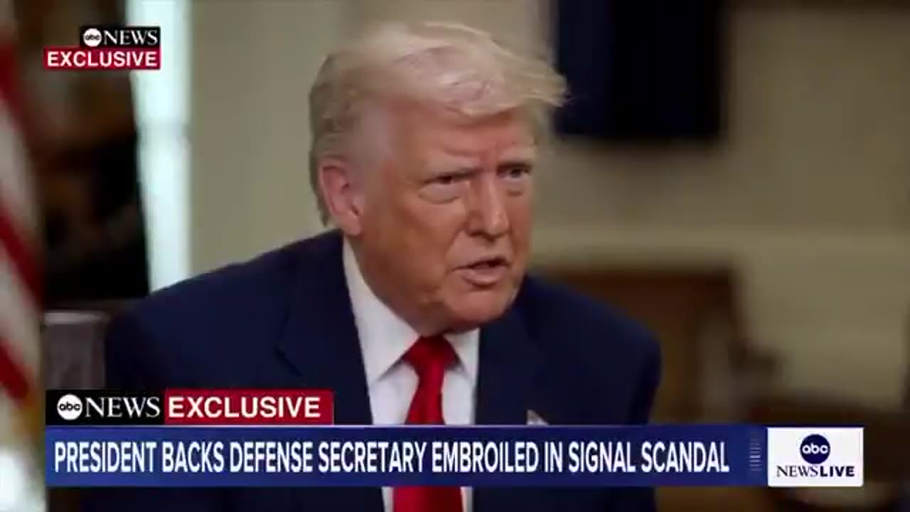 Trump drops the mic on ABC News interviewer over "stupid question"