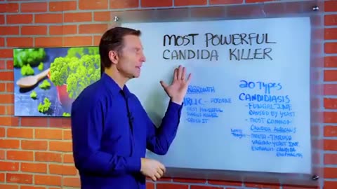 The Most Powerful Candida Infection (Yeast Infection) Killer - Dr Eric Berg