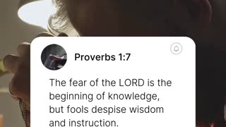 Proverbs 1:7