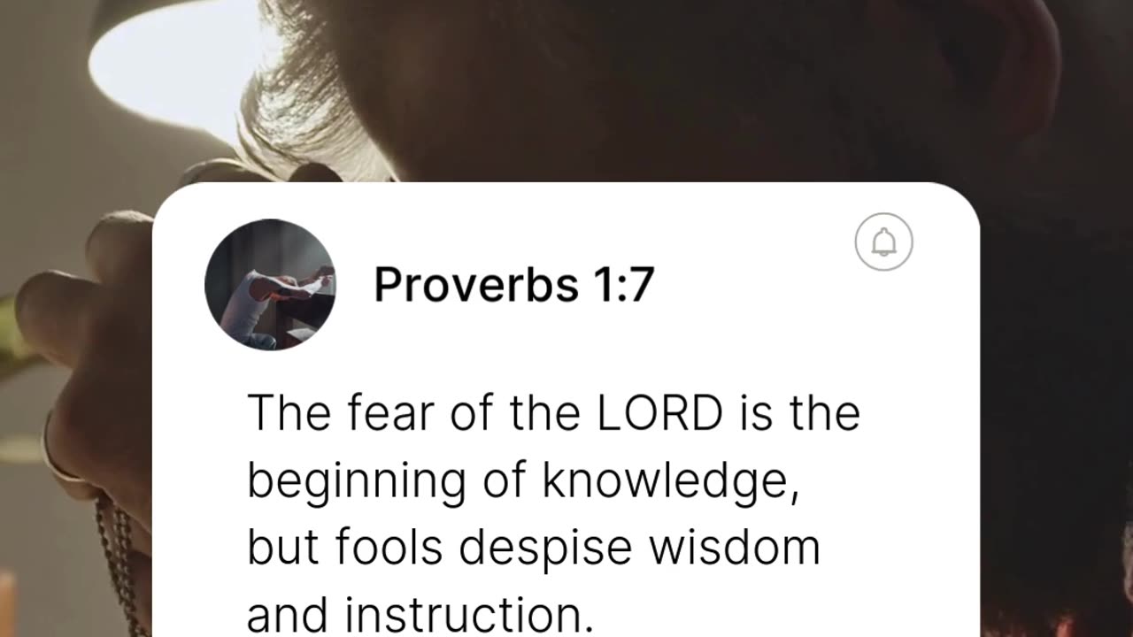 Proverbs 1:7