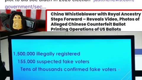President Trump WARNED you about China’s fingerprints all over our elections...